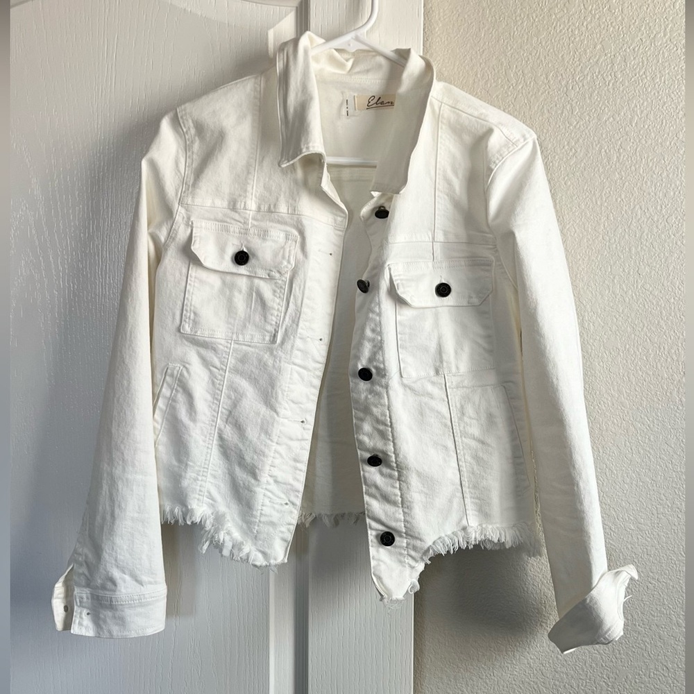 Cropped denim jacket